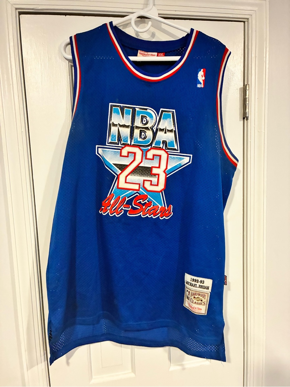 Mitchell & Ness Blue Michael Jordan 1992-93 Hardwood Classics Jersey